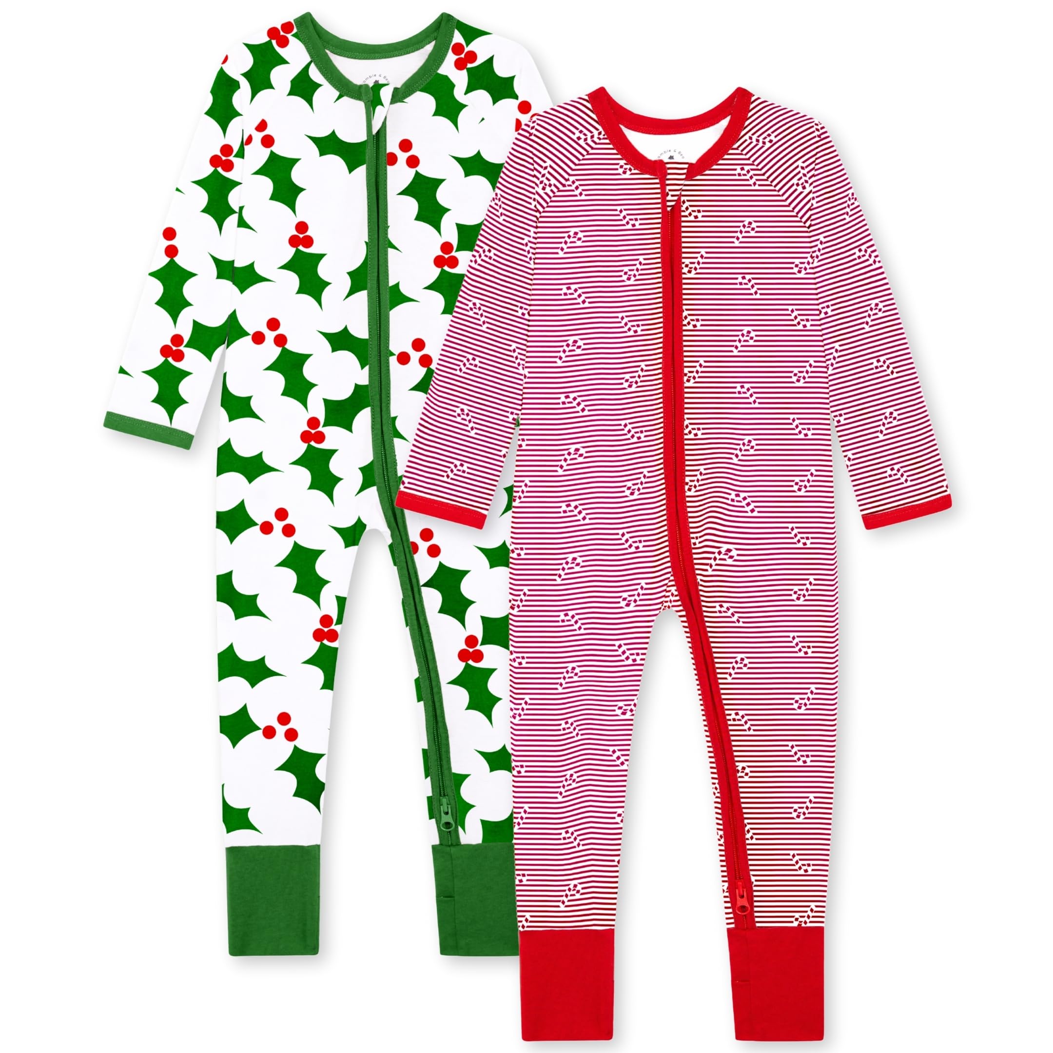 Bramble & Bear Pijama Bebé Niño y Niña (Packs de 2) - Algodón Orgánico. Pijamas Enteros para Bebés Supersuaves — view 8