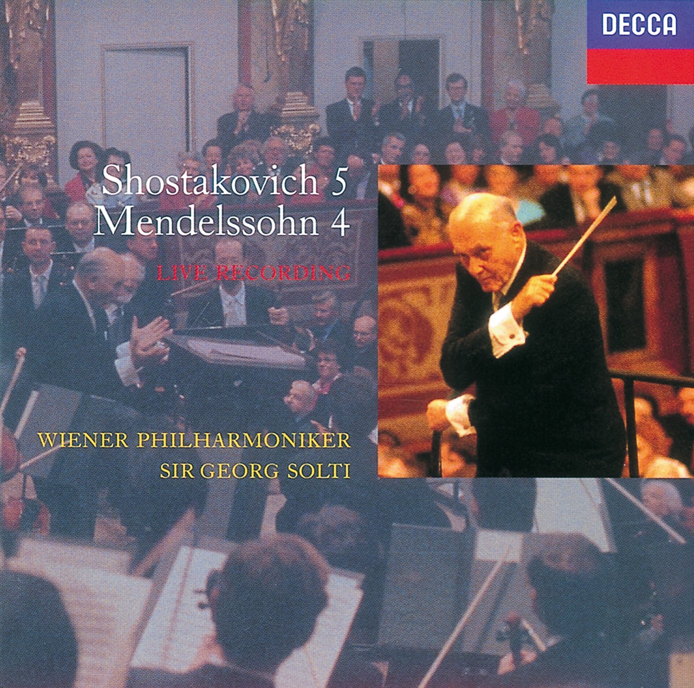 Shostakovich, Mendelssohn: Sym [Audio CD] Shostakovich; Mendelssohn; Solti and Vpo
