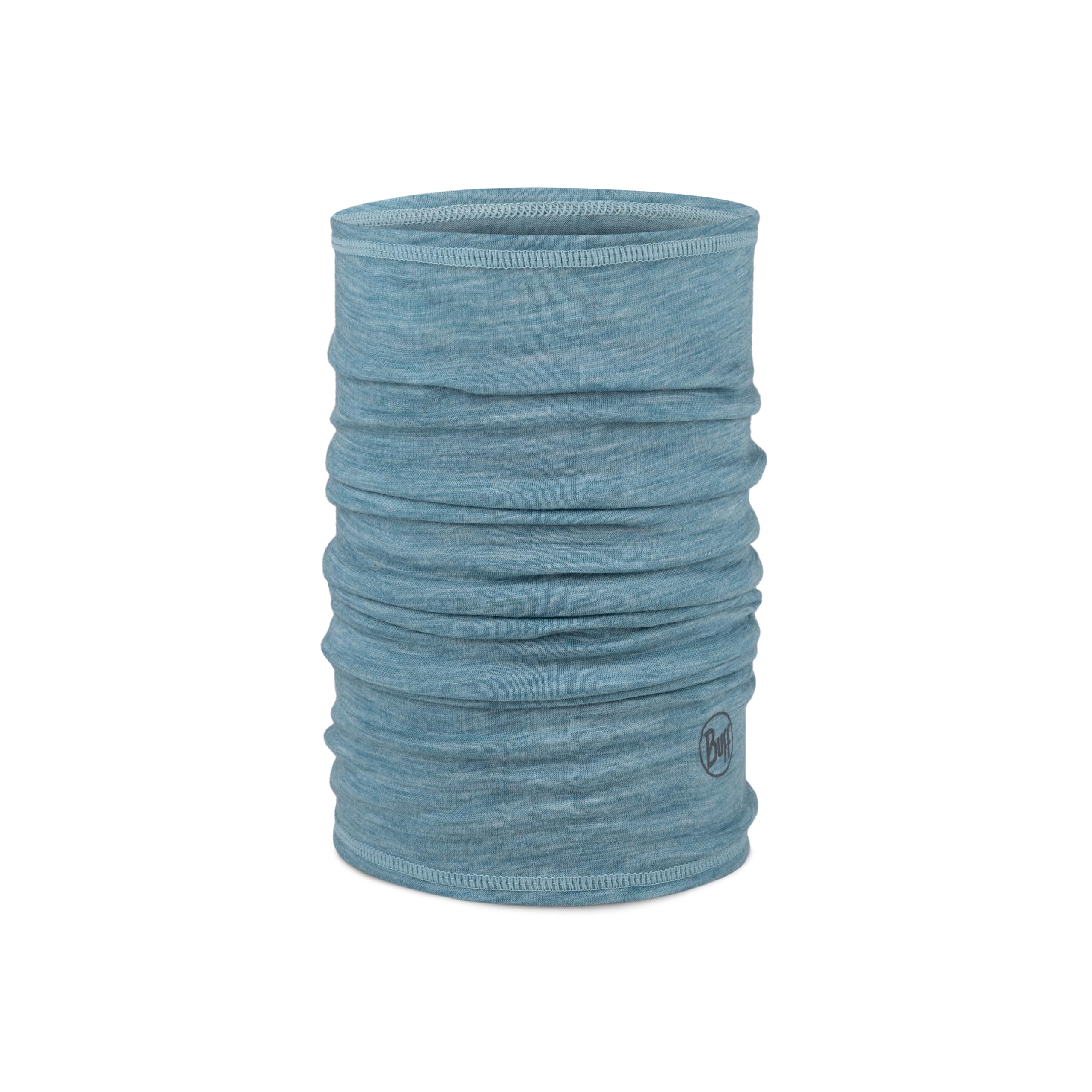 Buff Merino Lightweight Multifunctional Neckwear Solid Pool Unisex Youth