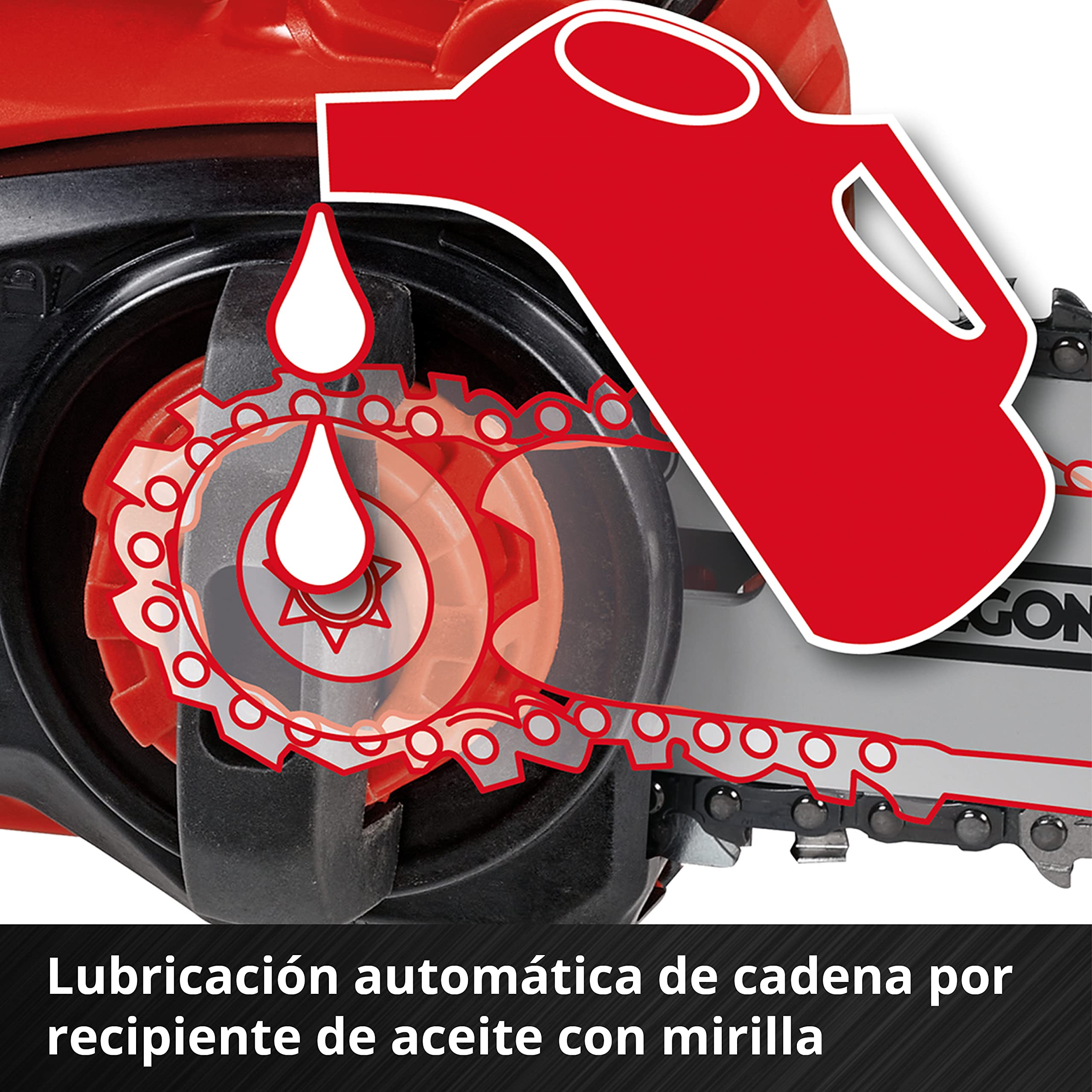 Einhell Professional Motosierra a una mano con batería FORTEXXA 18/20 TH PXC (Li-Ion, 18 V, motor sin escobillas, espada y cadena OREGON de 20 cm, máx. 3800 rpm, sin batería ni cargador)