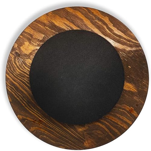 Miniatura 4 de Handcrafted Wooden LAZY SUSAN Turntable, 14- Inch - Made in Mexico - Line Fiori