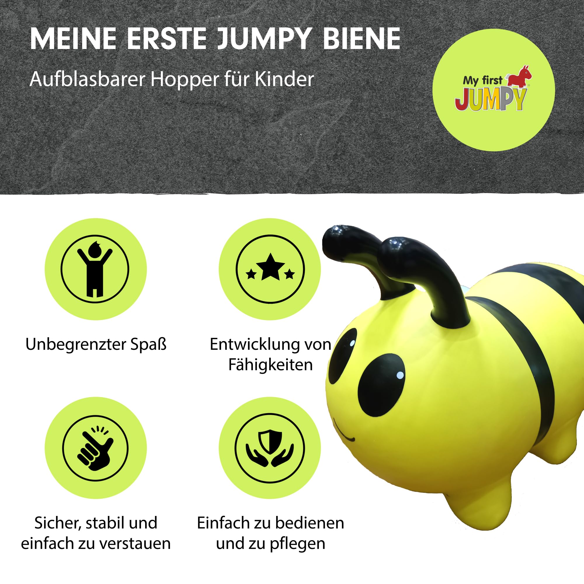 Jumpy Hüpftier Biene
