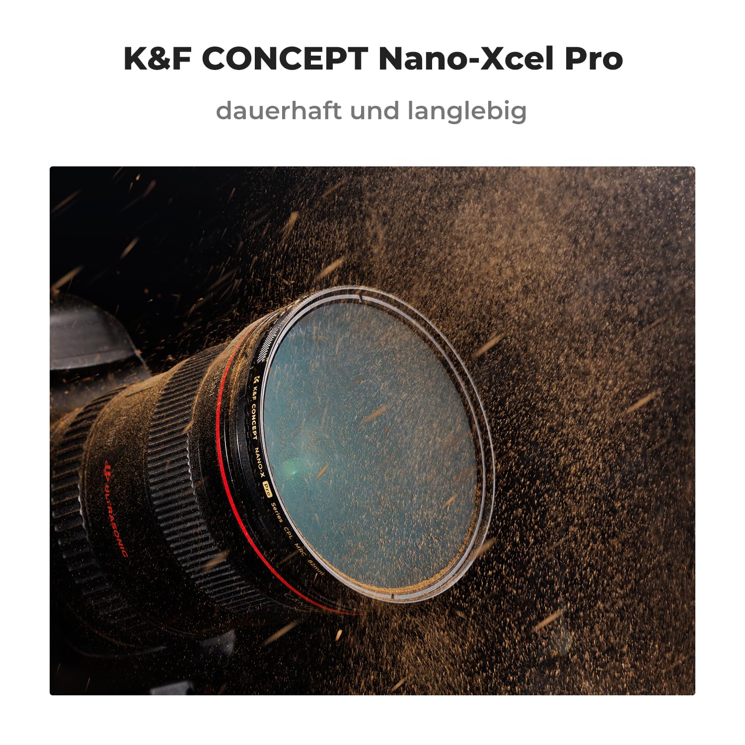 K&F Concept Polfilter 67mm CPL Filter Zirkularer Slim Optisches Glas HD Messingrahmen Polarisationsfilter für 72mm Sony Canon Nikon Fujifilm objektiv, Nano-Xcel Pro