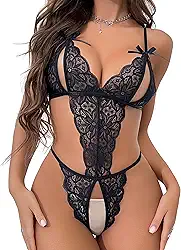 Body Feminino Rendado Lingerie Regulagem Vermelho