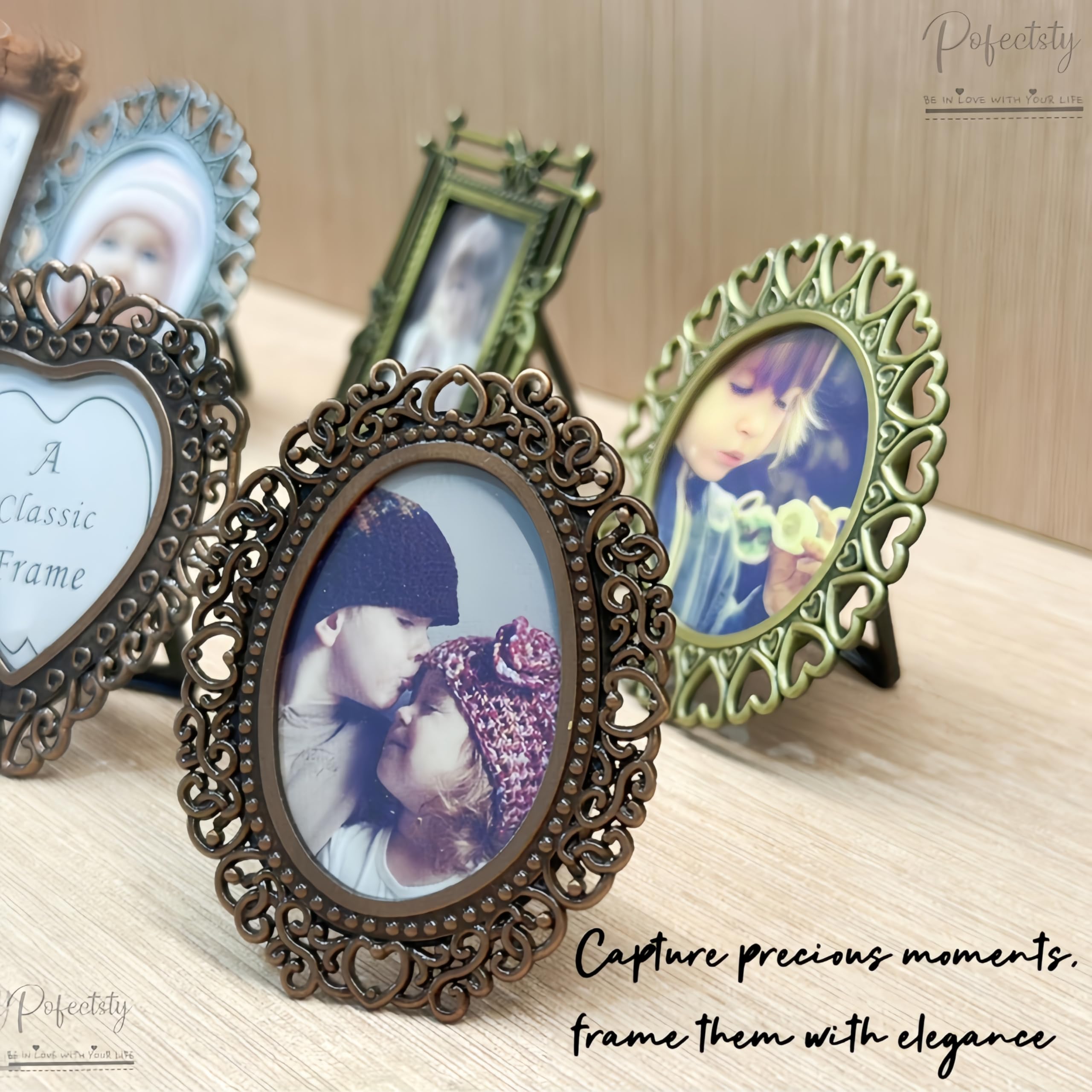 【P.F.S / ピーエフエス】ヴィンテージ ピクチャーフレーム Amazon.com - Pofectsty 6 Pcs One-Inch Vintage Picture Frame,1