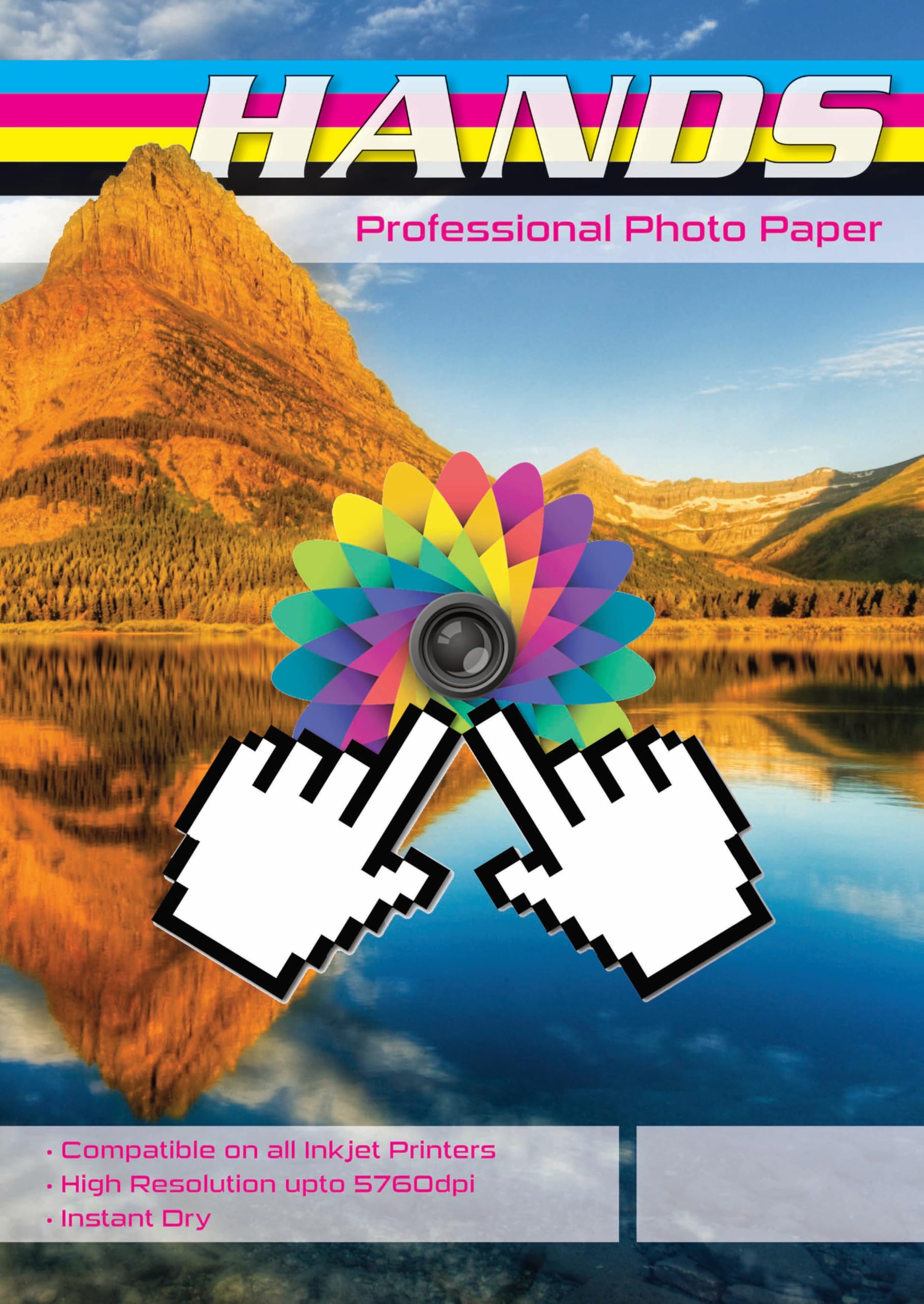 25 Sheets A3 180gsm Hands Professional Single Sided Gloss Photo Paper