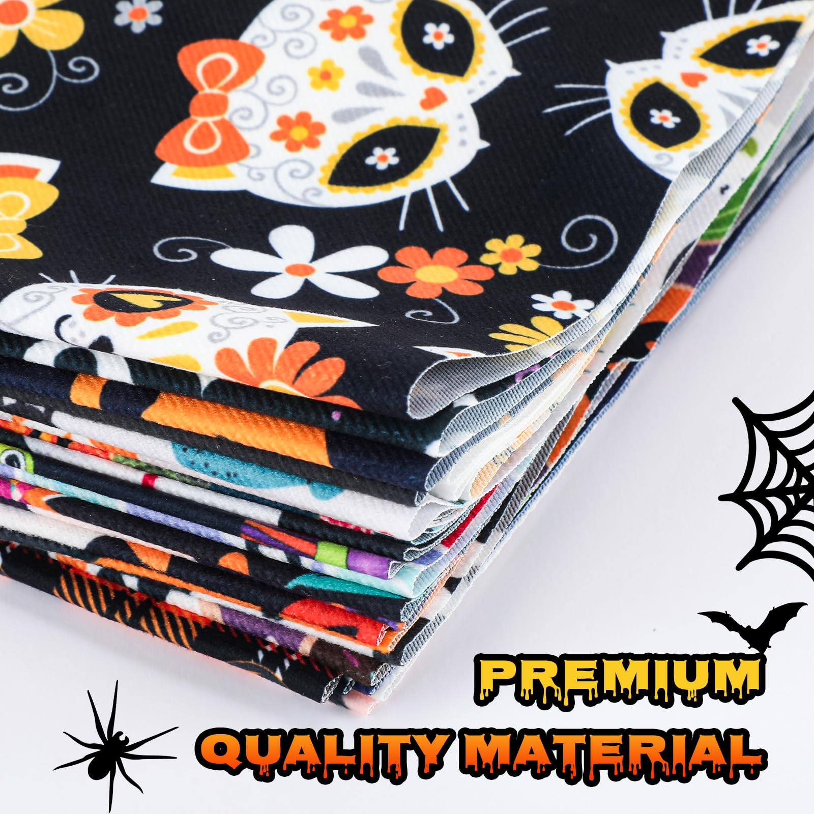 54 Stück Halloween Hund Bandanas, Halloween Dreieck Hund Schals Lätzchen Verstellbar Weich Urlaub Haustier Dreieck Schal Zubehör für kleine mittelgroße Hunde Welpen Katzen Haustiere