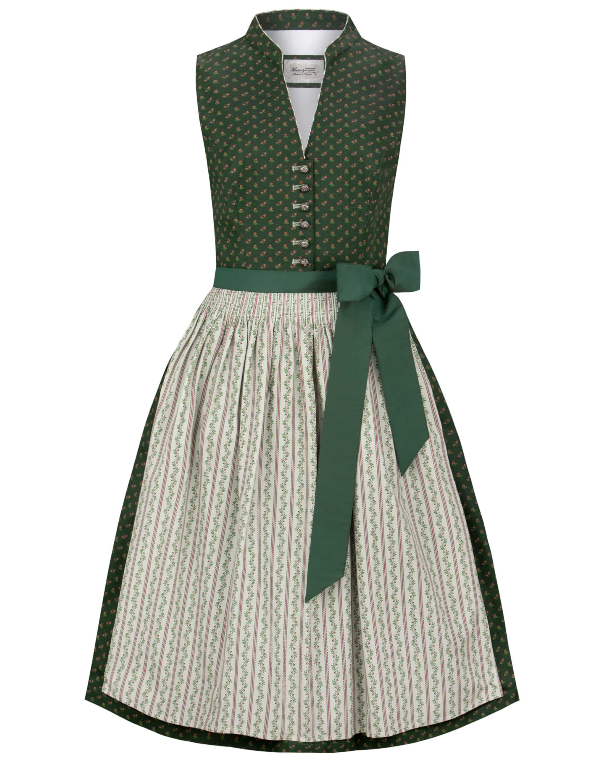 Stockerpoint Damen Dirndl Hannah I Größe 32-48 I Bequemes Trachtenkleid mit Schürze & liebevollen Details I Atmungsaktiv & pflegeleicht I Perfekt für Trachten & Festlichkeiten