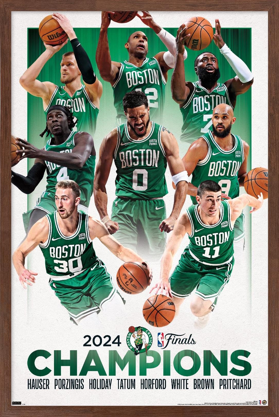 NBA　boston celtics   コレク… Amazon.com: Trends International NBA Boston Celtics - 2024