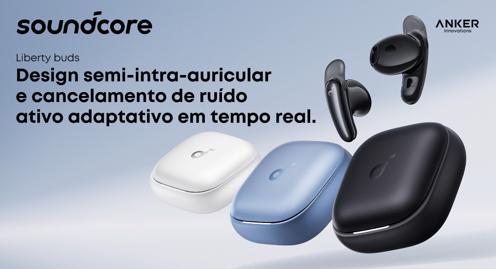 Soundcore Liberty Buds da Anker, Fone de Ouvido Bluetooth Sem Fio