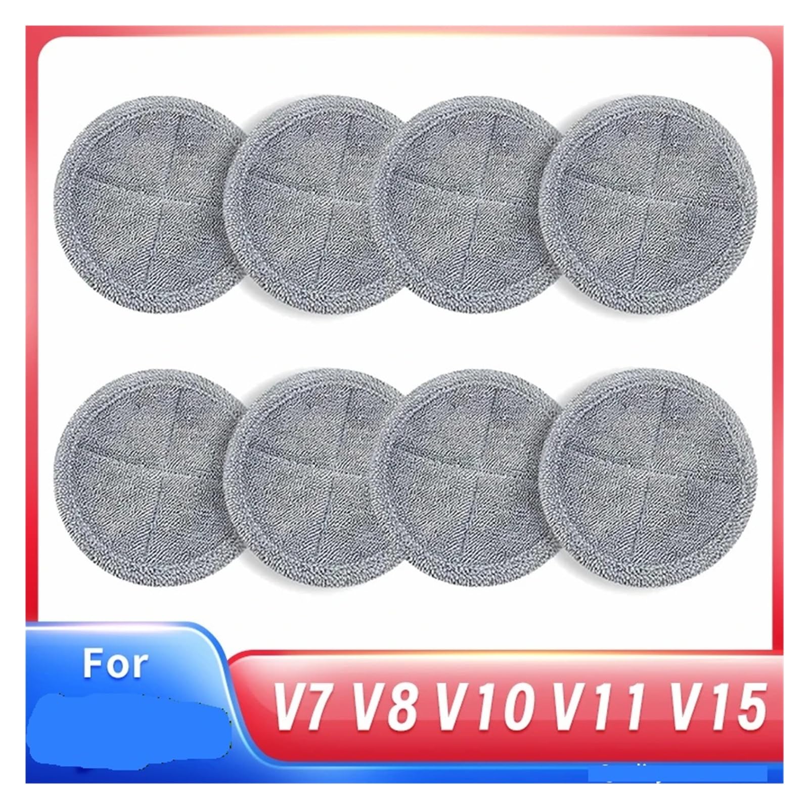 Compatibile Con Dyson, Mop Elettrico Lavabile E Rimovibile, Pulizia Parti Di Ricambio Riutilizzabili In Microfibra, Lavaggio Del Pavimento(12PCS)