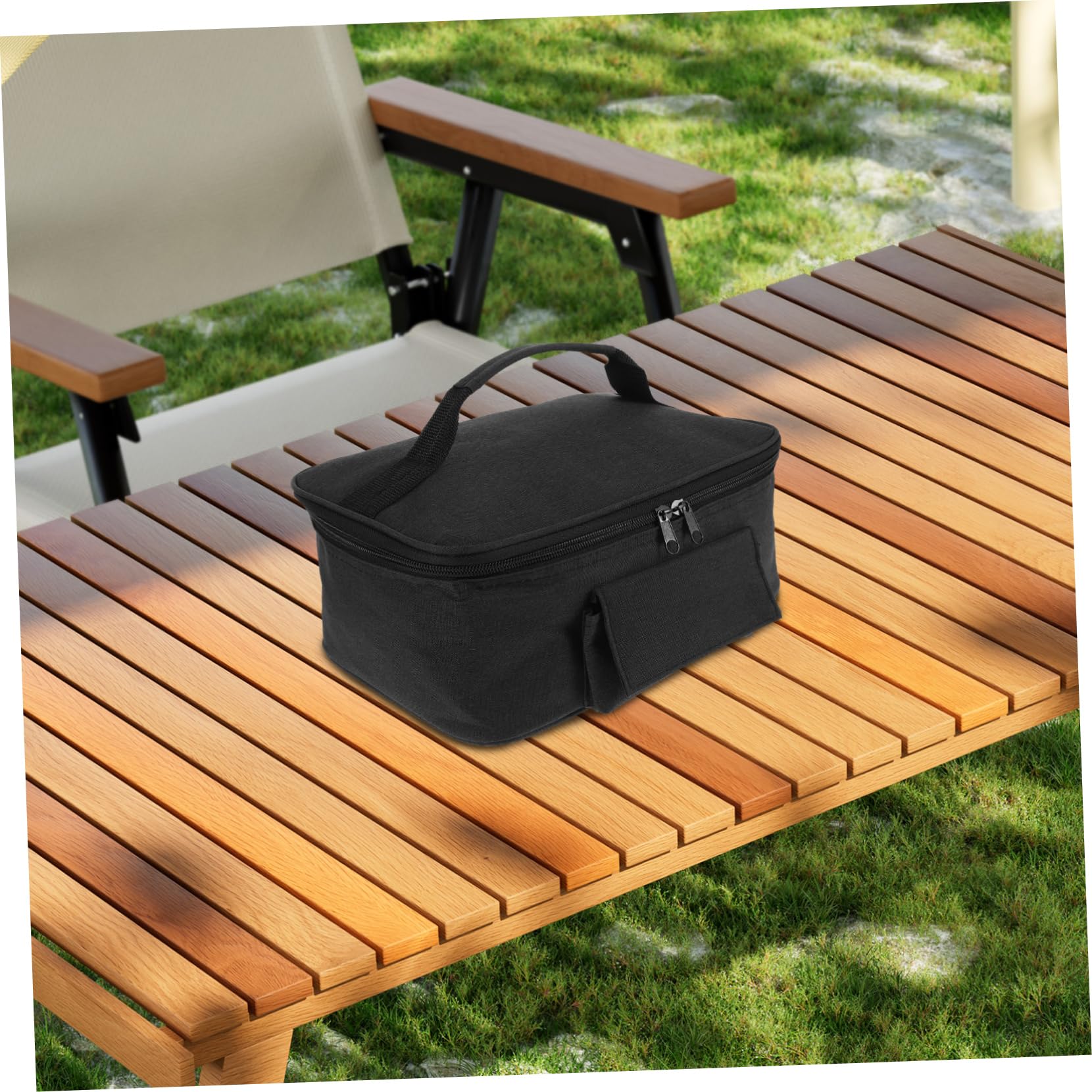 GLEAVI 12v Auto Isoliertasche für Lebensmittel Große Kapazität mit Aluminiumfolie Hält Speisen Warm für Reisen und Roadtrips