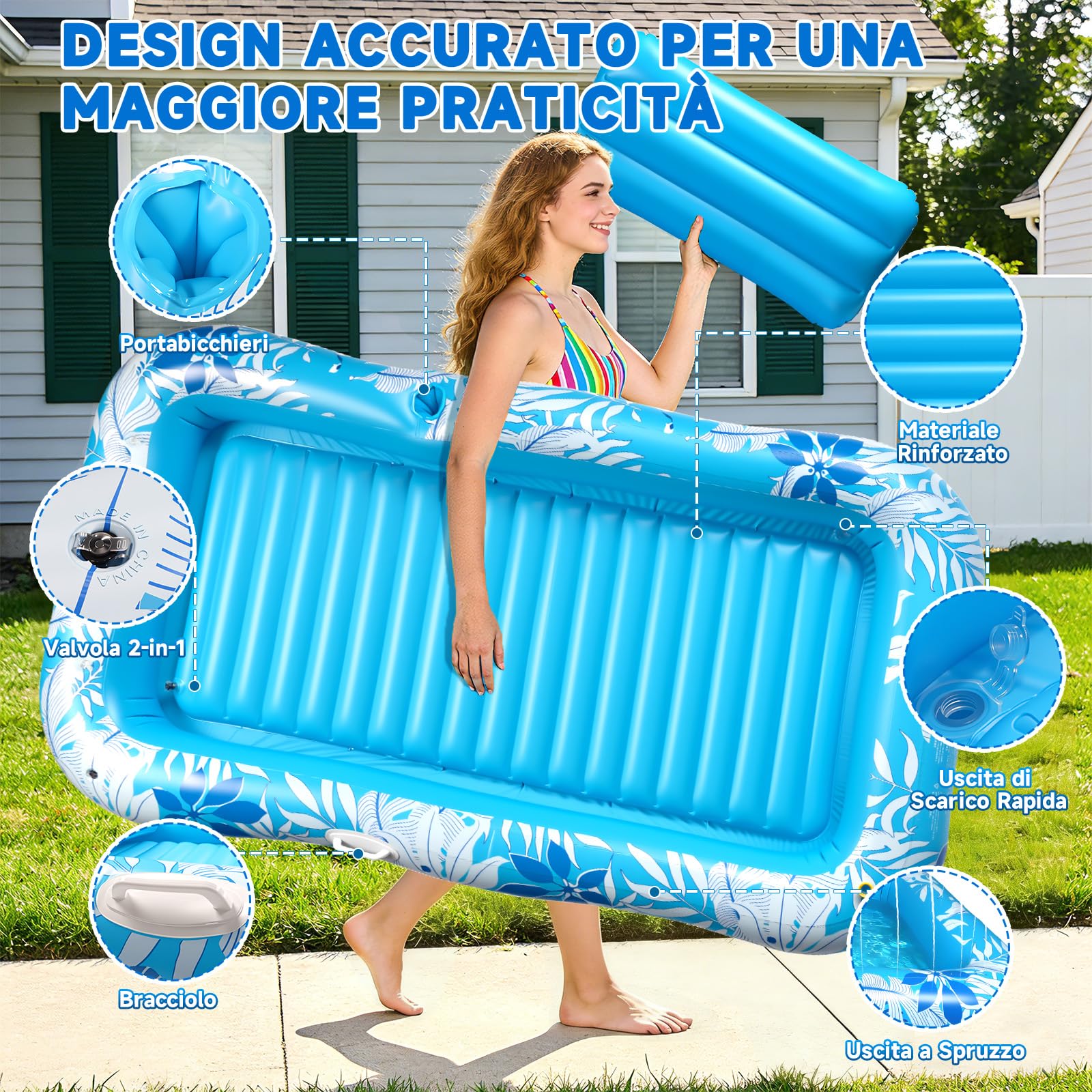 Materasso gonfiabile per piscina