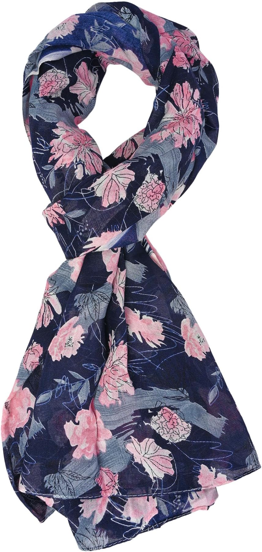 bratkrokWomen's Printed Rayon Scarf/Stoles/Shawl Head Scarves For Girls Multicolor (40X80) Inches
