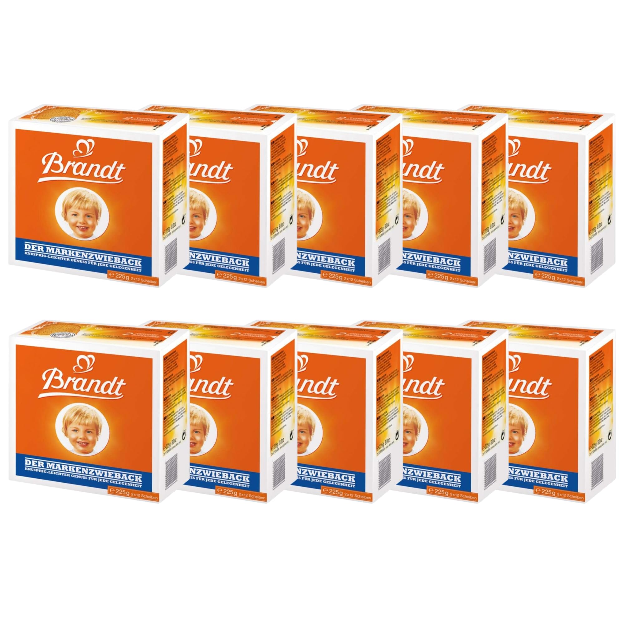 BrandtZwieback, 8-Ounce Box (Pack of 10)