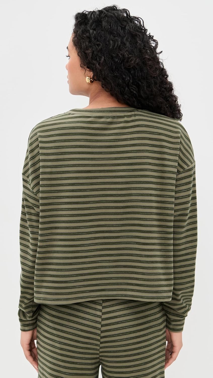 Bailey Rose Women's Striped Long Sleeve Tee - Image 4