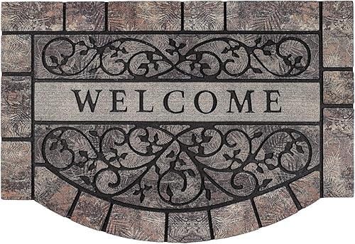 Miniatura 1 de MTOUOCK Tapetes de bienvenida resistentes mejorados para exteriores, 24 x 36 pulgadas, tapete grande para puerta delantera al aire libre, tapete de