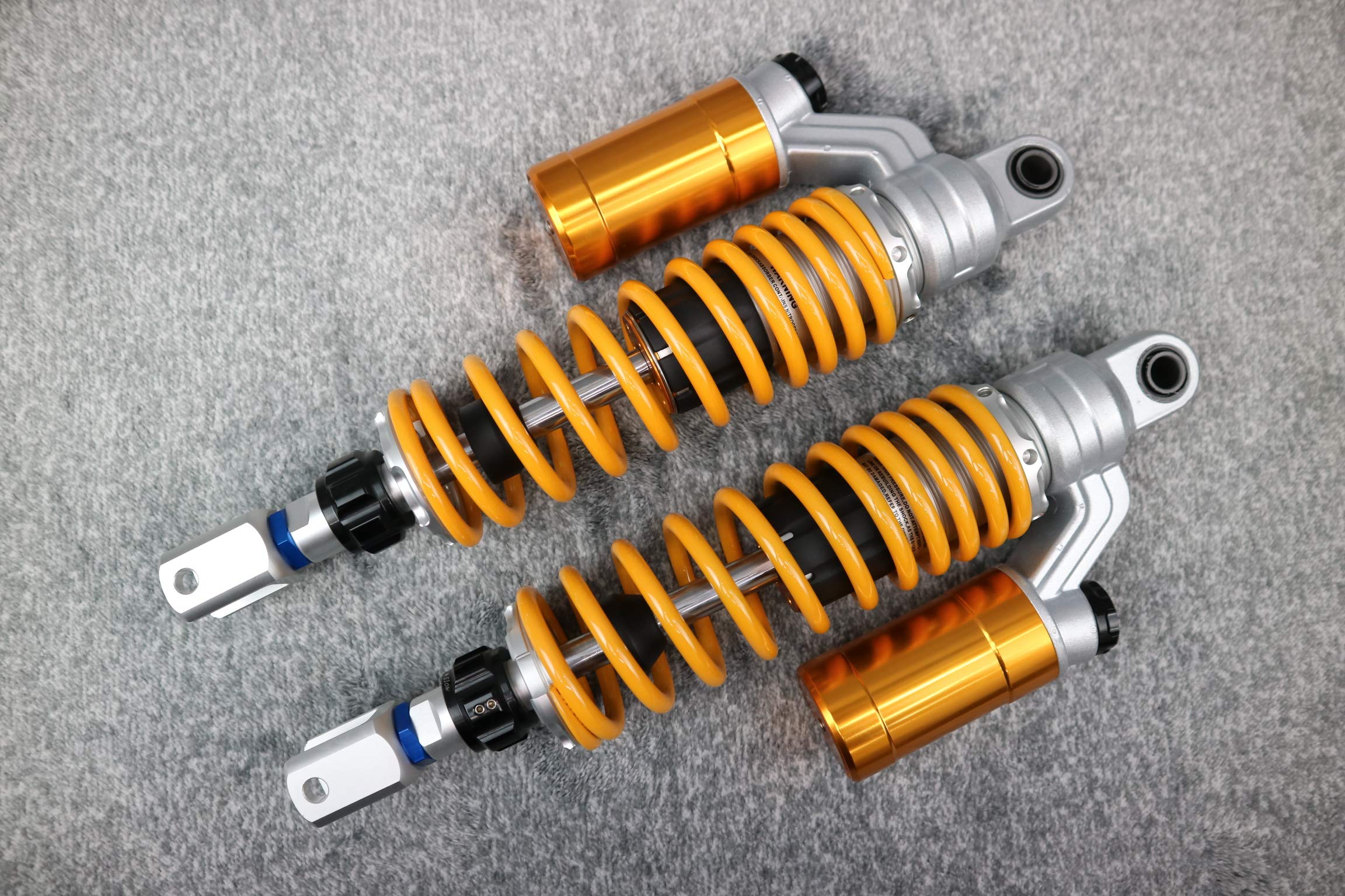 Amazon | 汎用 オリンサス 340mm コの字 黄 左右セット/サス リア