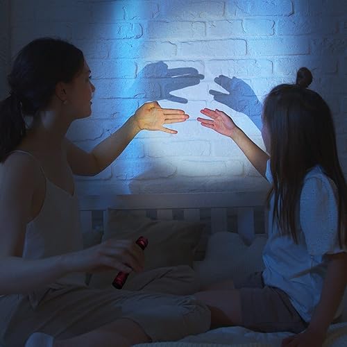 Miniatura 2 de Police Security Maiden - Linterna LED ultra brillante, 180 lúmenes, distancia de haz de 492.1 ft, pequeña, potente, compacta y resistente al agua,