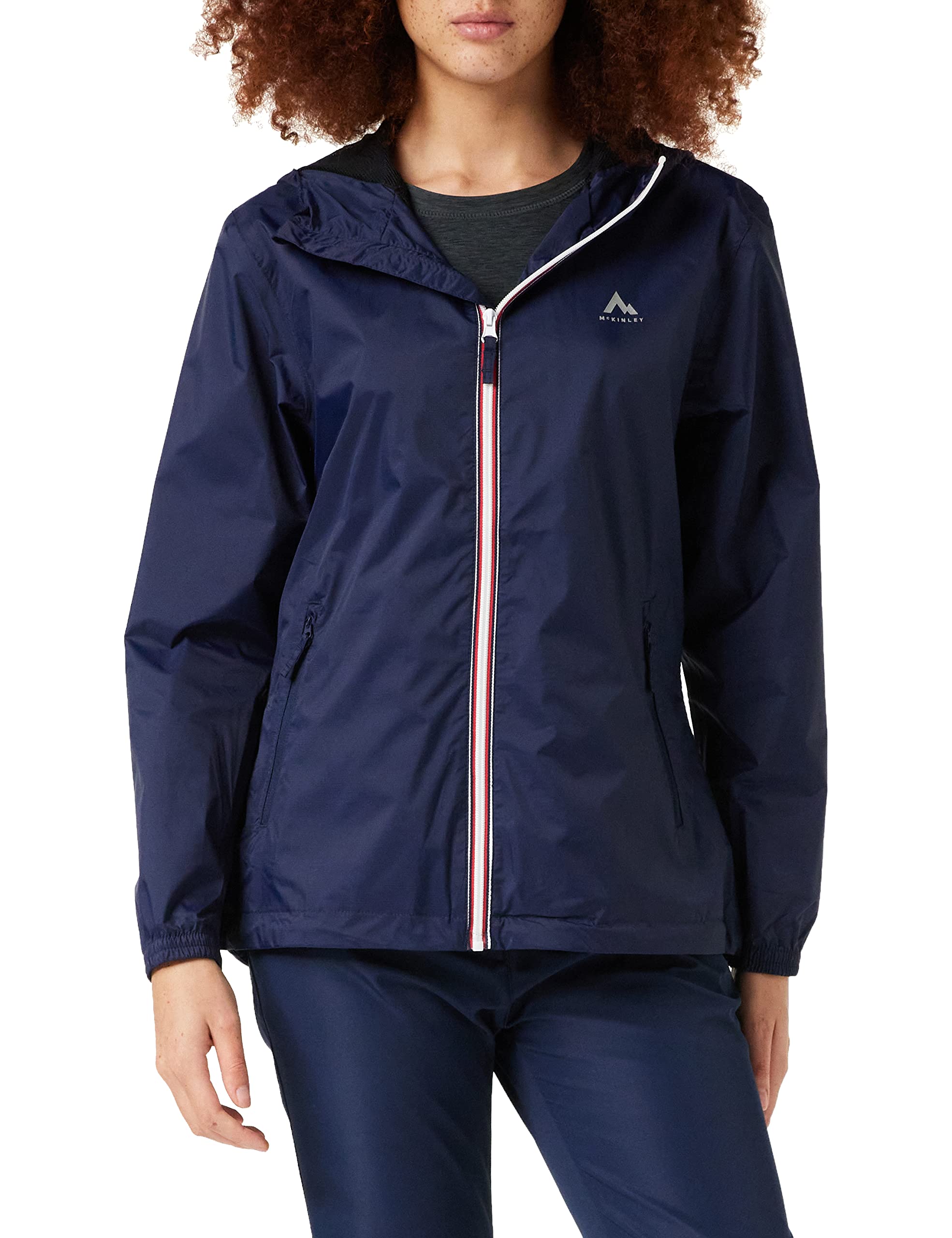 McKINLEY Women Kereol III Rain Jacket - Navy Dark, Size 10
