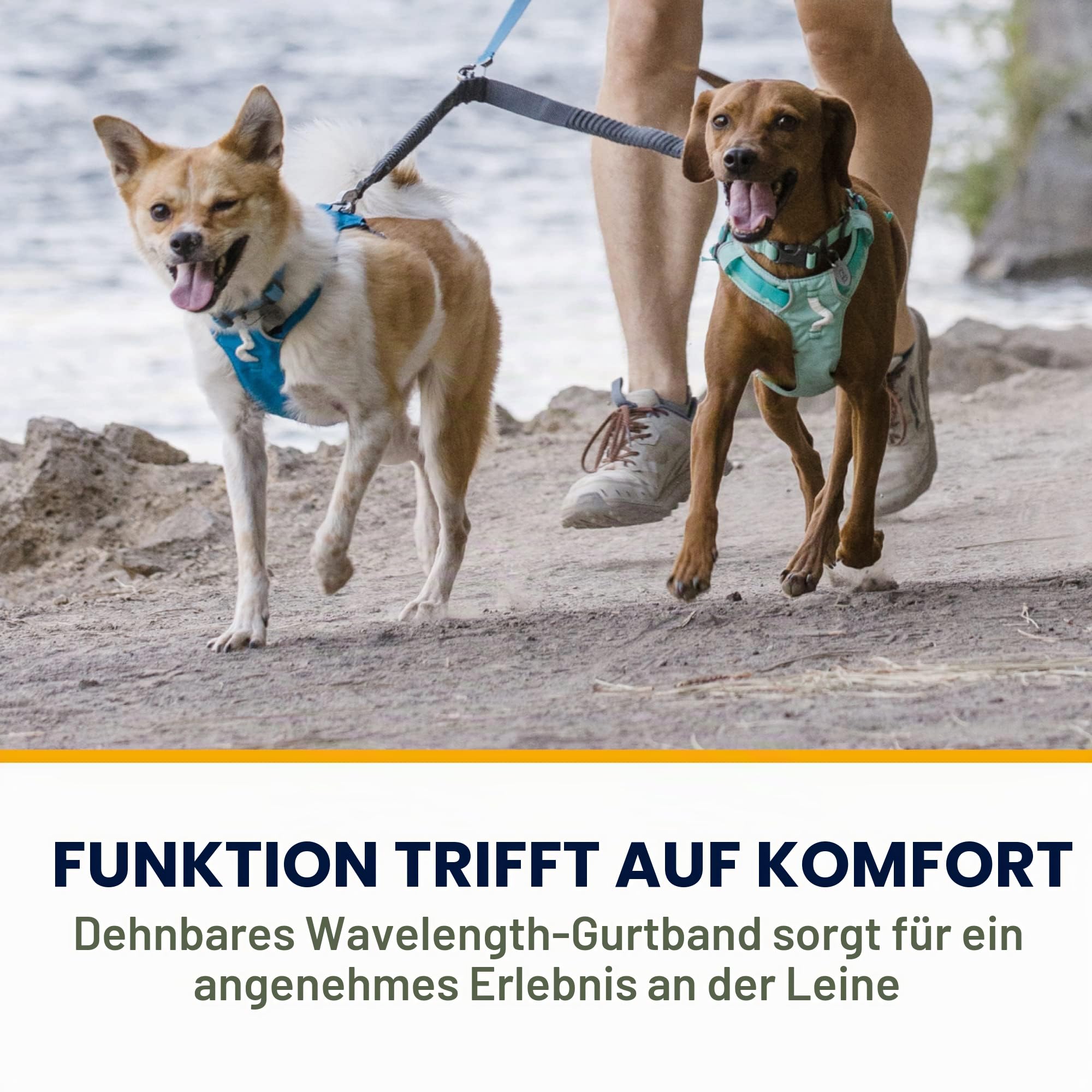 Ruffwear, Double Track Coupler, Granite Gray