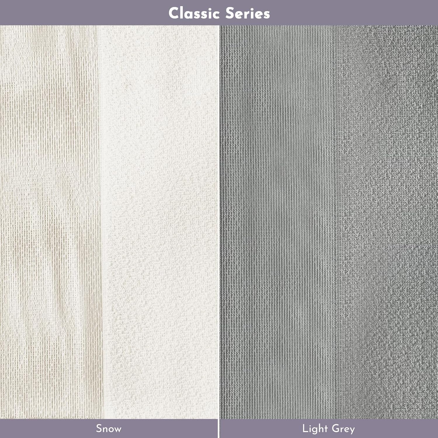 Graywind Sheer Vertical Blinds Sheer Curtain Drapery Privacy Light Filtering Vertical Shades, Custom Width Up to 157", Fabric Samples