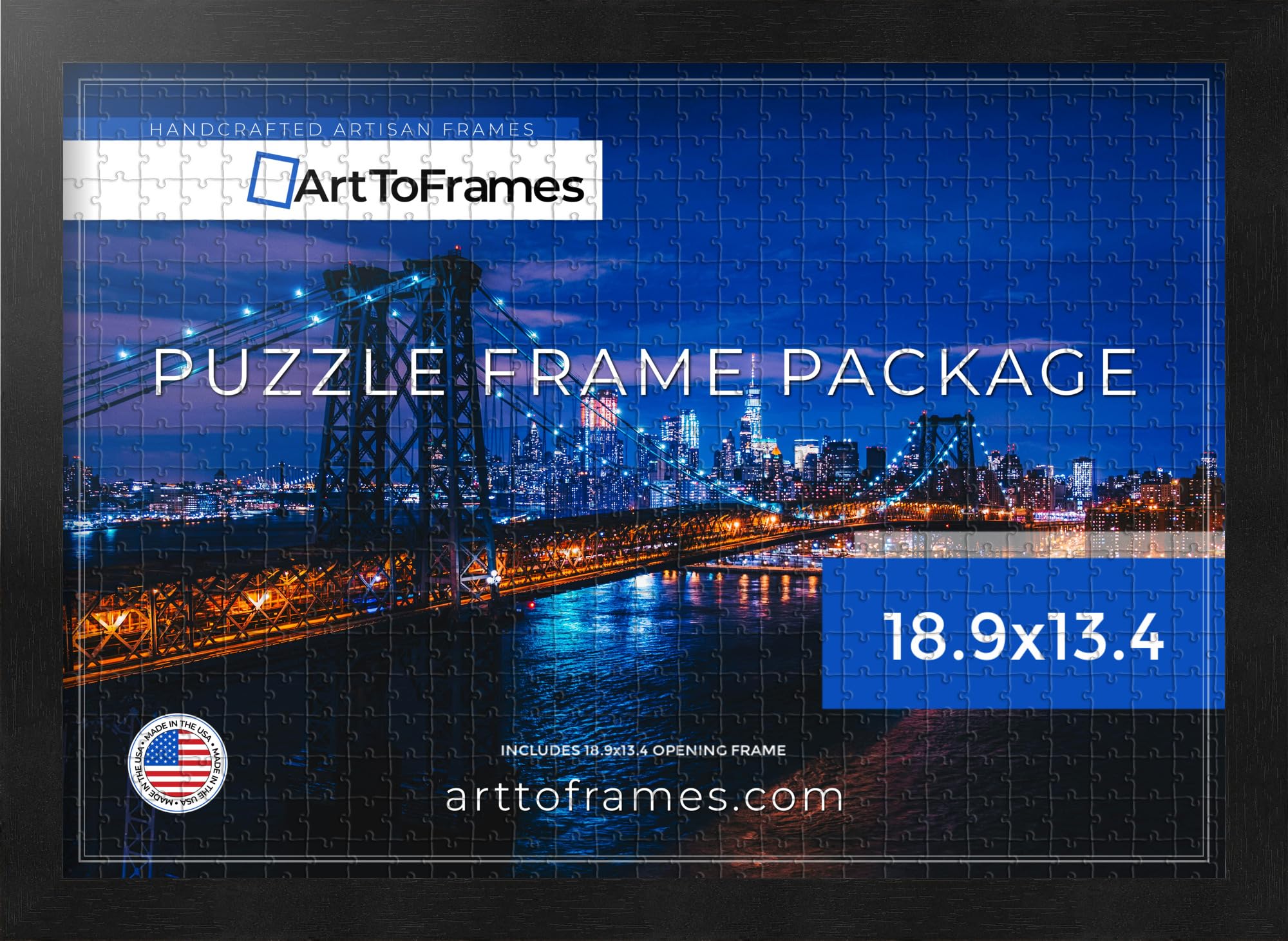 Amazon.com - ArtToFrames 18.9x13.4 INCH/48x34 CM Black Frame for