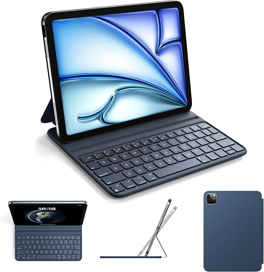 Amazon.com: HOU Keyboard Case for iPad Air 11 inch M2/M3