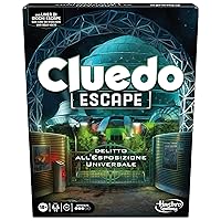 Hasbro Gaming Cluedo Escape - Delitto all’Esposizione Universale Gioco da Tavolo per