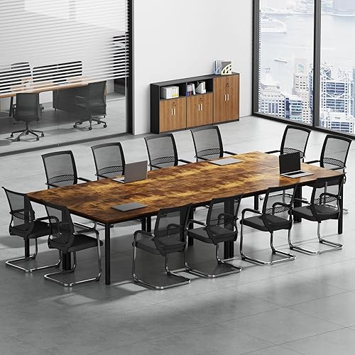 Miniatura 5 de Need Escritorio grande para computadora de 70.8 x 31.5 pulgadas, mesa de conferencias, escritorio de oficina grande, estación de trabajo para