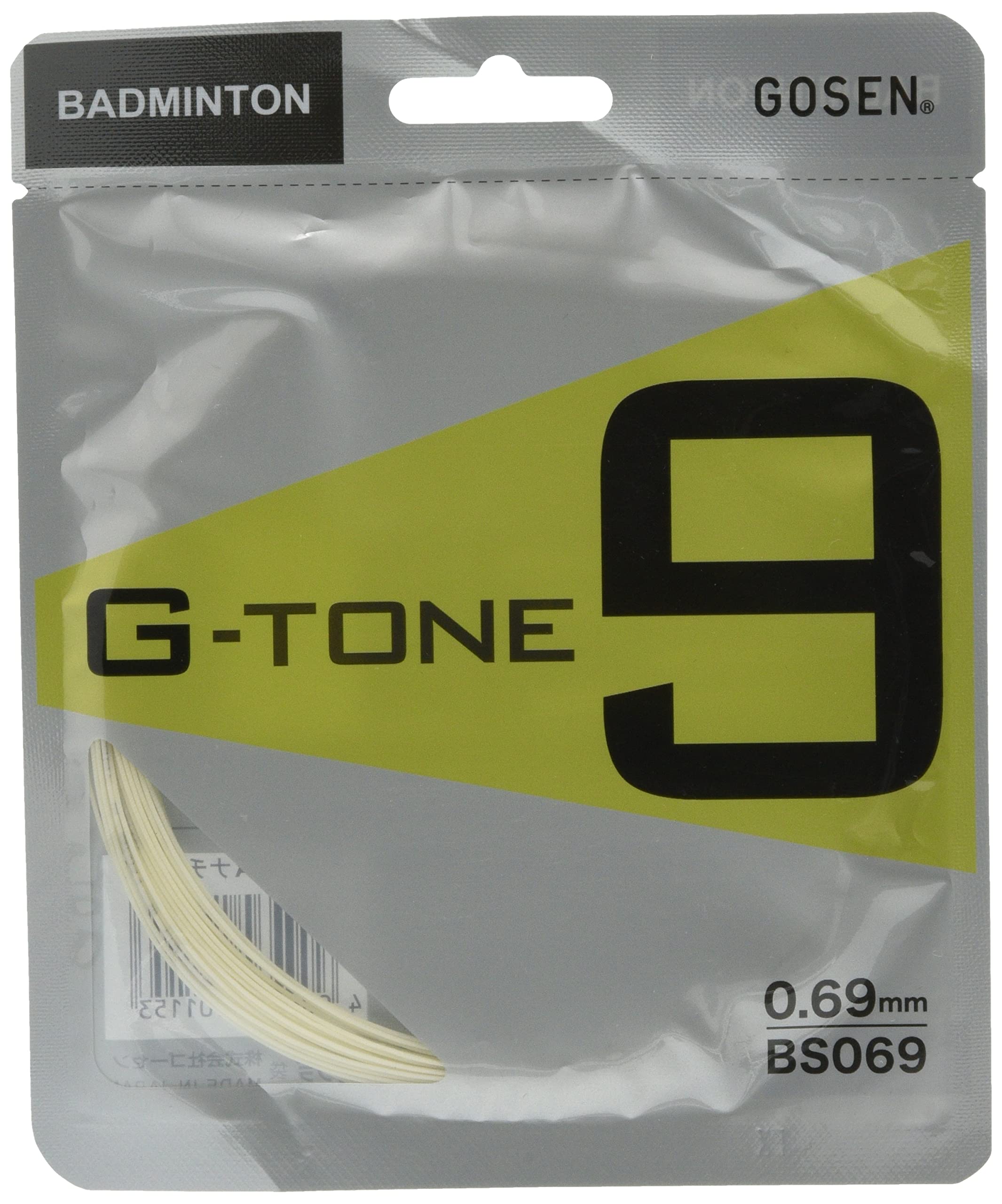 Amazon.co.jp: GOSEN「G-TONE 9 BS069」バドミントンストリング : おもちゃ