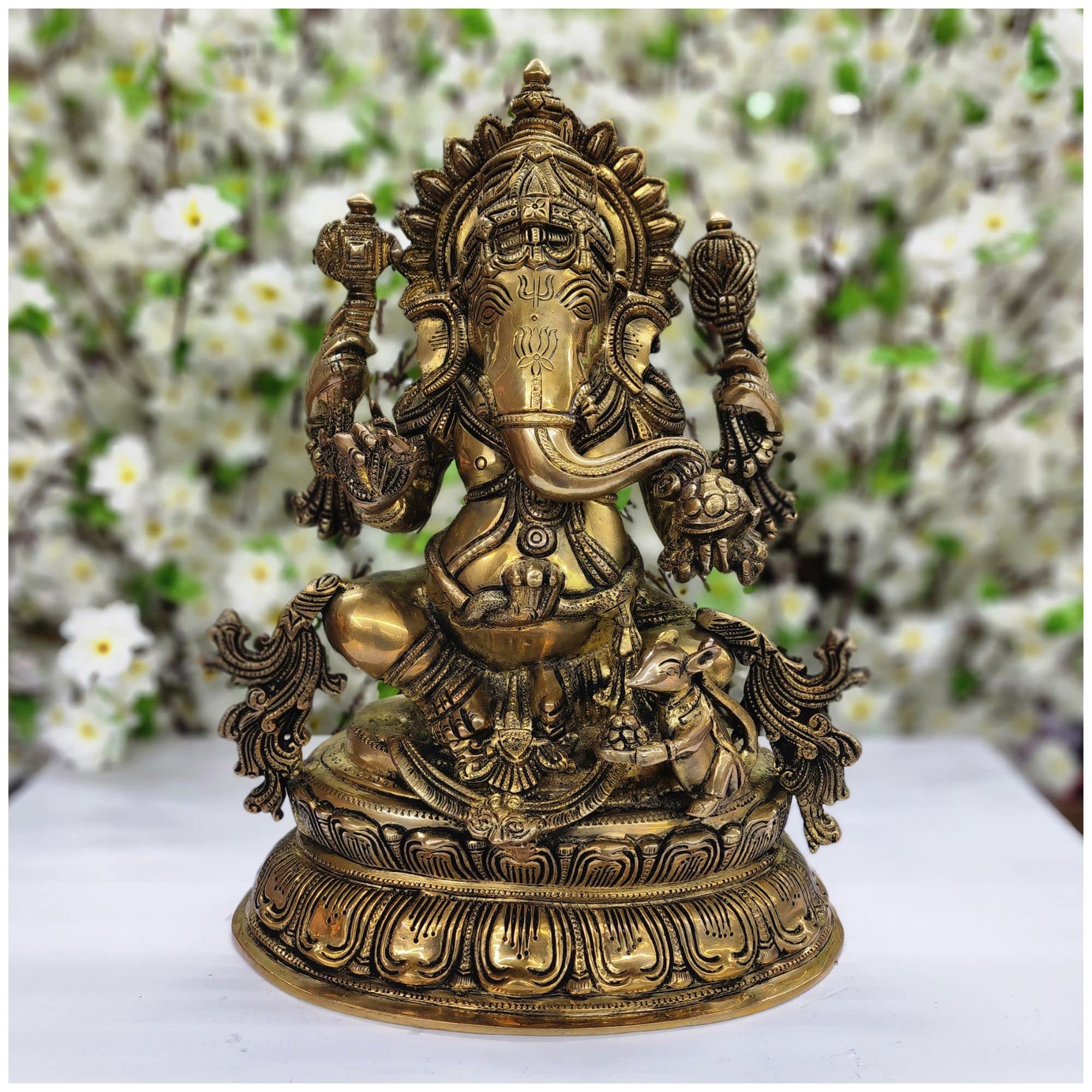 Buy AtoZ India Cart Lord Ganesha Statue Large Ganpati Idol Ganesha