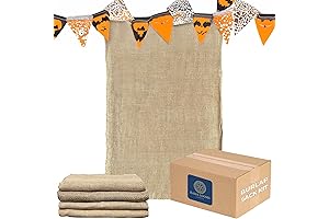 22"x37" Burlap Potato Sacks - Get Ready for a Spud-tacular Race!