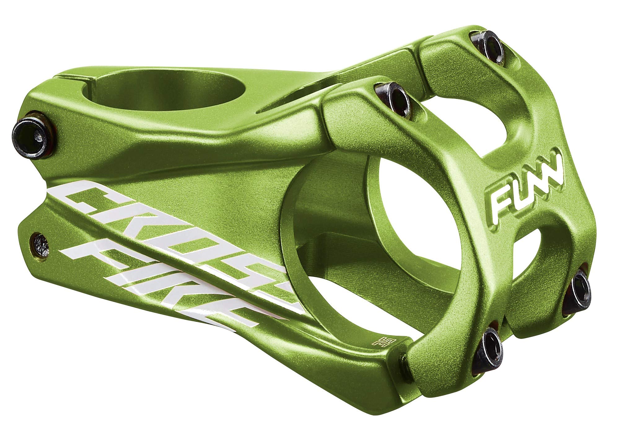 Funn Crossfire Mountain Bike Stem with 35mm Bar Clamp - Durable and Lightweight Alloy Bike Stem for Mountain Bike and BMX Bike, Length 50mm stem (Green)