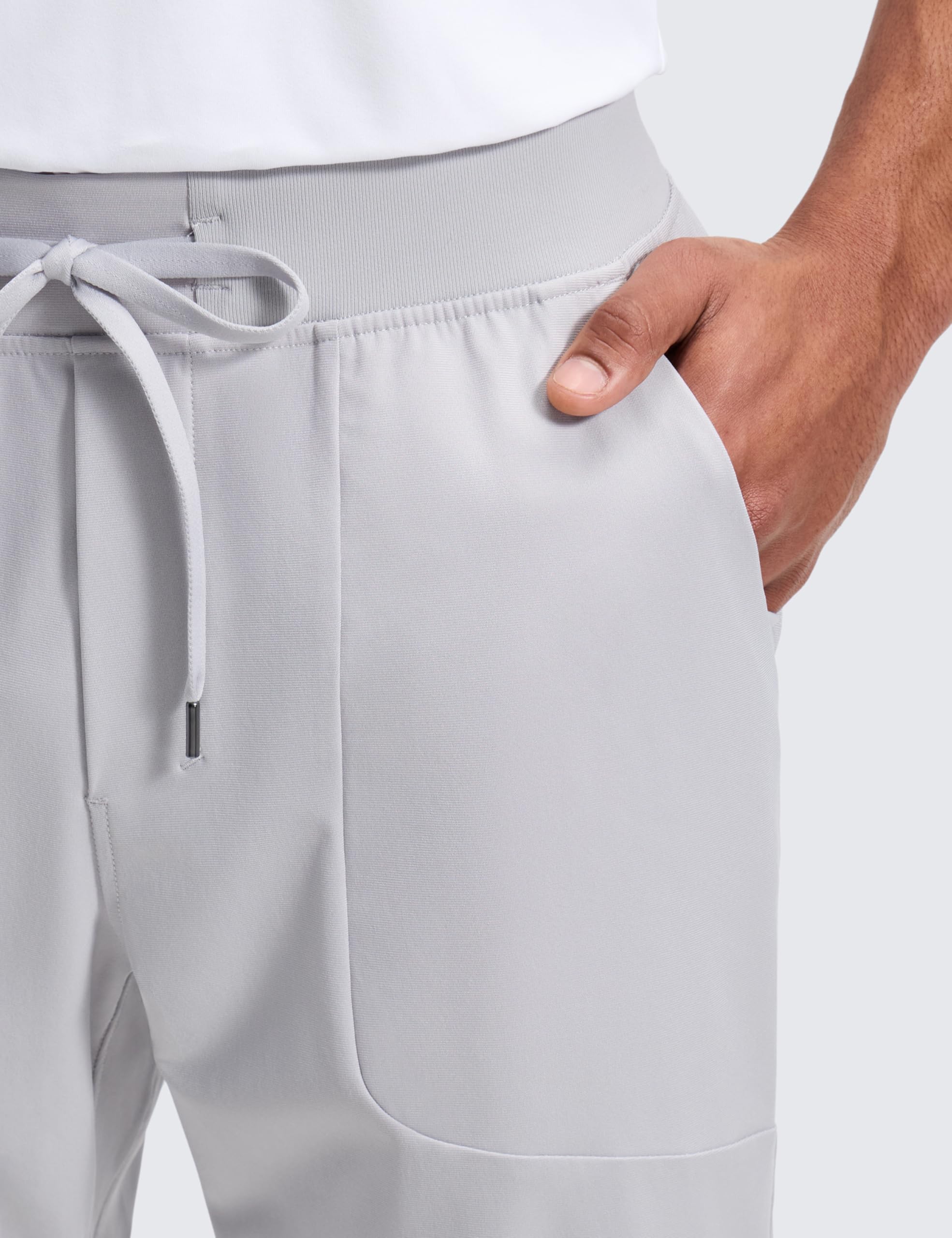 CRZ YOGA Jogger da Golf Comodi a Tiro Elastico 71cm | Elasticità Adeguata, Antipiega, Casual, Vita Elastica, Tasche, Pantaloni Sportivi per Uomo