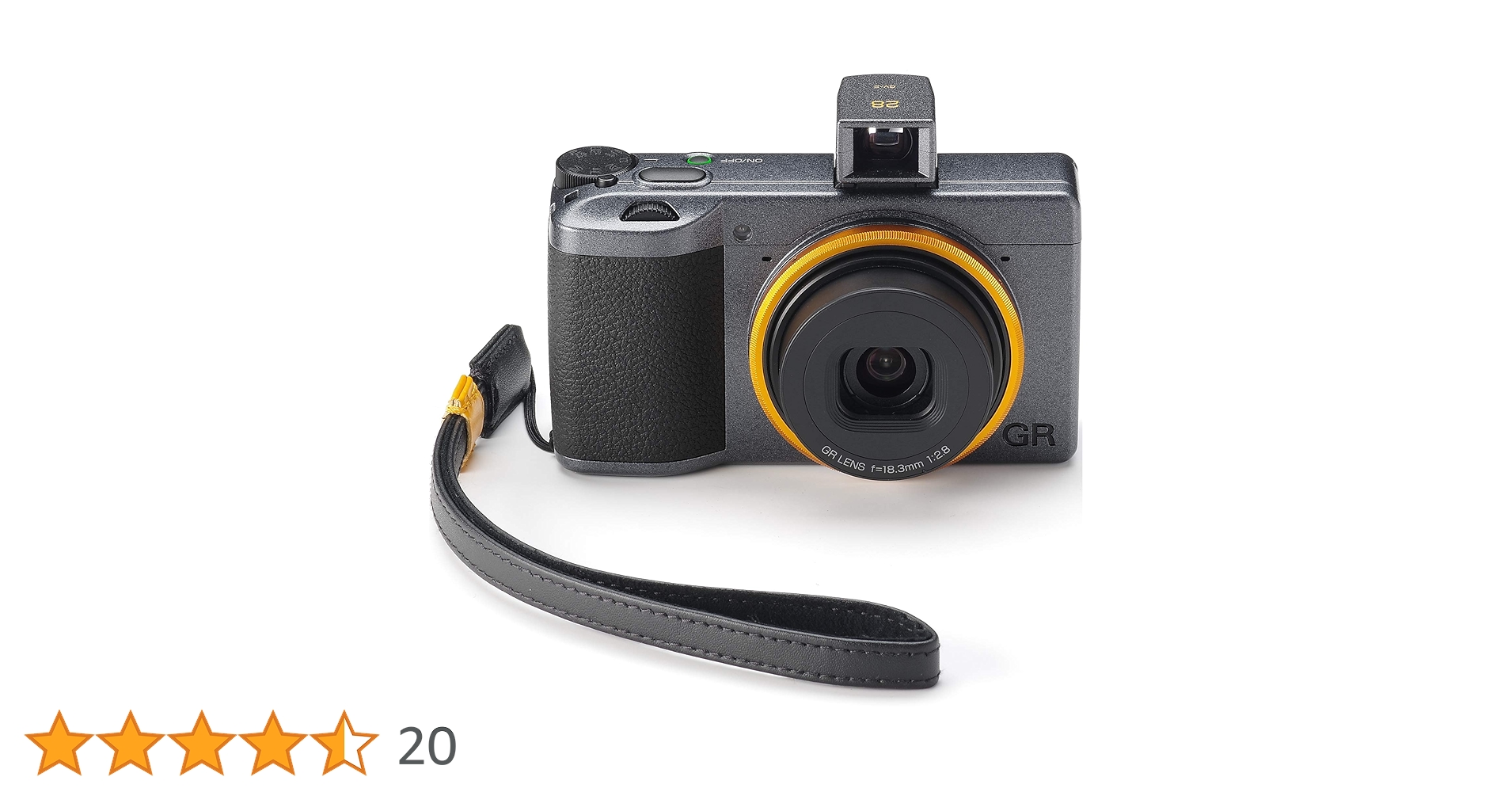 【リングキャップ&GRストラップ付　ショット数100未満】RICOH GR IV リングキャップ&GRストラップ付 ショット数100未満】RICOH GR IV