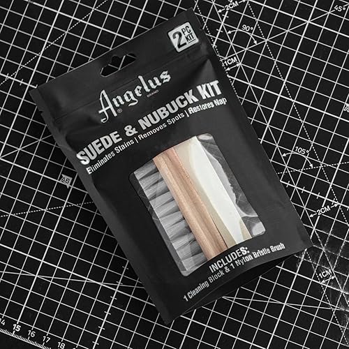 Miniatura 8 de Angelus Kit completo de limpieza de gamuza Nubuck fácil de limpiar, cepillo, paño, cepillo de gamuza y borrador
