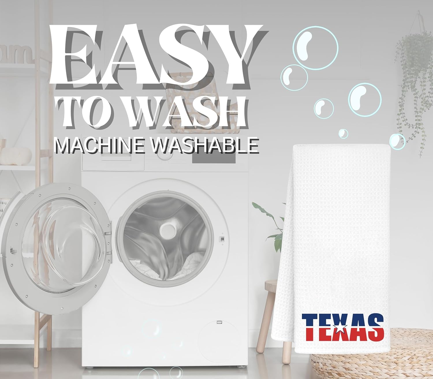 InnoBeta Texas Gifts, Kitchen Towel 2 Pack, 16x24 in Microfiber Dish Tea Towel - Image 5