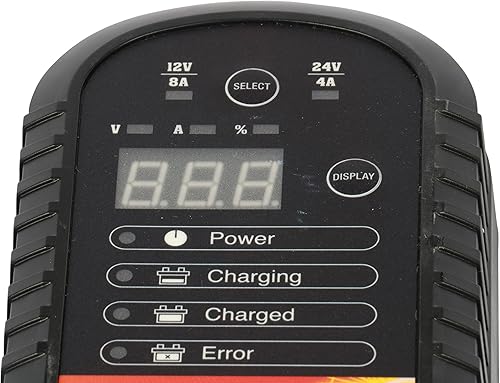 Miniatura 2 de WirthCo 20068 Batería Doctor Negro Certificado CEC Cargador y Mantenedor de Batería Inteligente (12V a 24V, 4 Amp a 8 Amp)