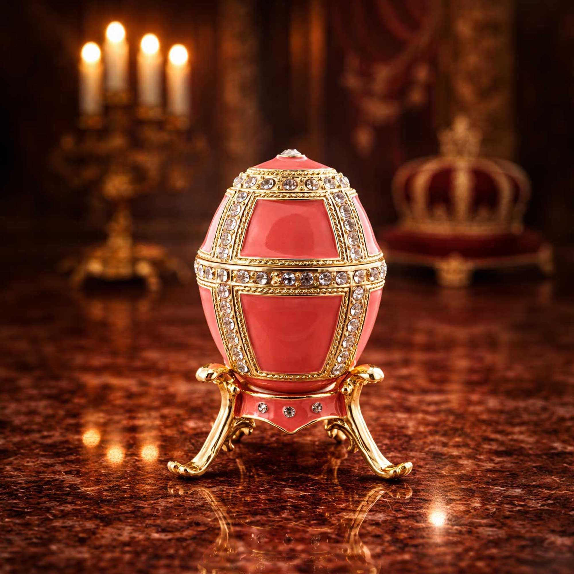 Huevo de Pascua Real Imperial Danés de 1890