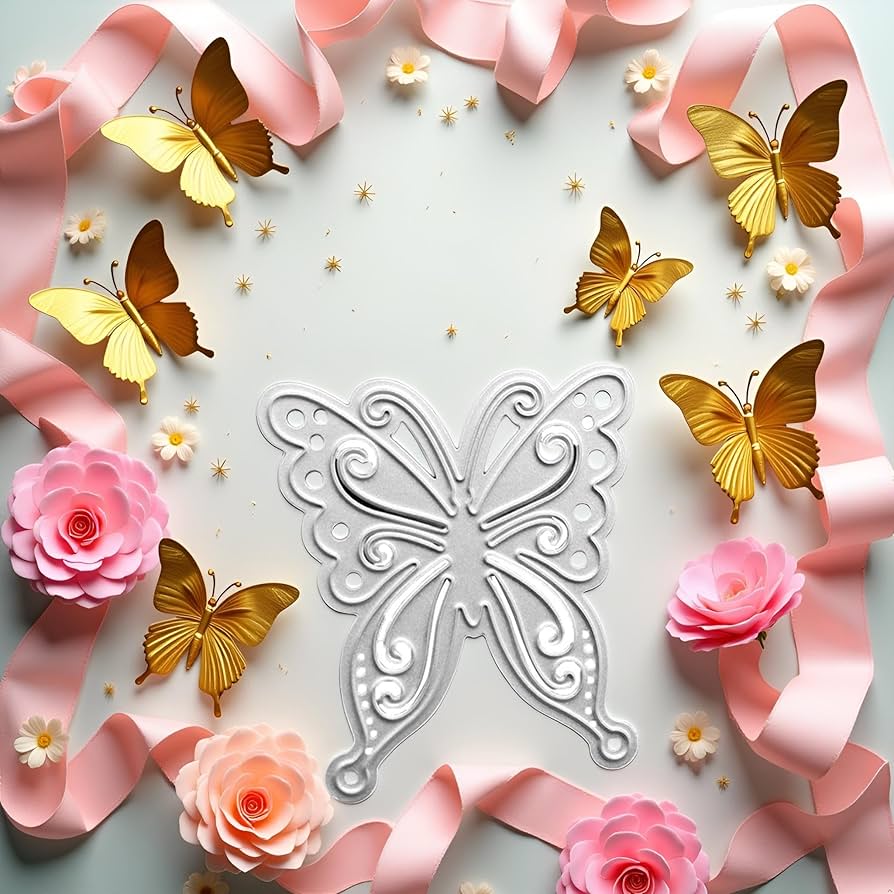 Amazon.com: Butterfly Cutting Dies Metal DIY Scrapbooking ...