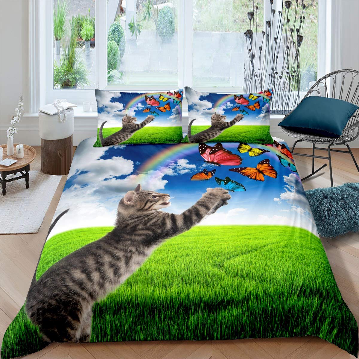 Parure de lit chat mignon pour enfant : la solution pour apaiser les nuits de vos petits