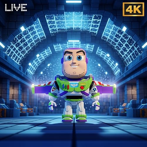 Buzz Lightyear craft Space Piano: Galaxy Adventure Music – 4K Calming Screensaver