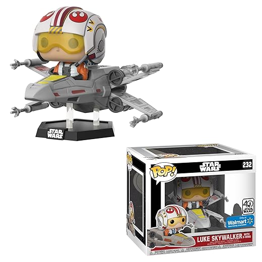 En Oferta Funko Vinyl Pop #232 Star Wars - Luke Skywalker With X-Wing - Exclusive