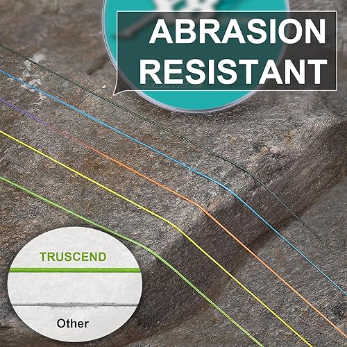 Miniatura 5 de TRUSCEND X8 Braided Fishing Line, Durable and Valuable PE Braid Line for Professional, More Thinner More Smoother Performance for Casting Well,
