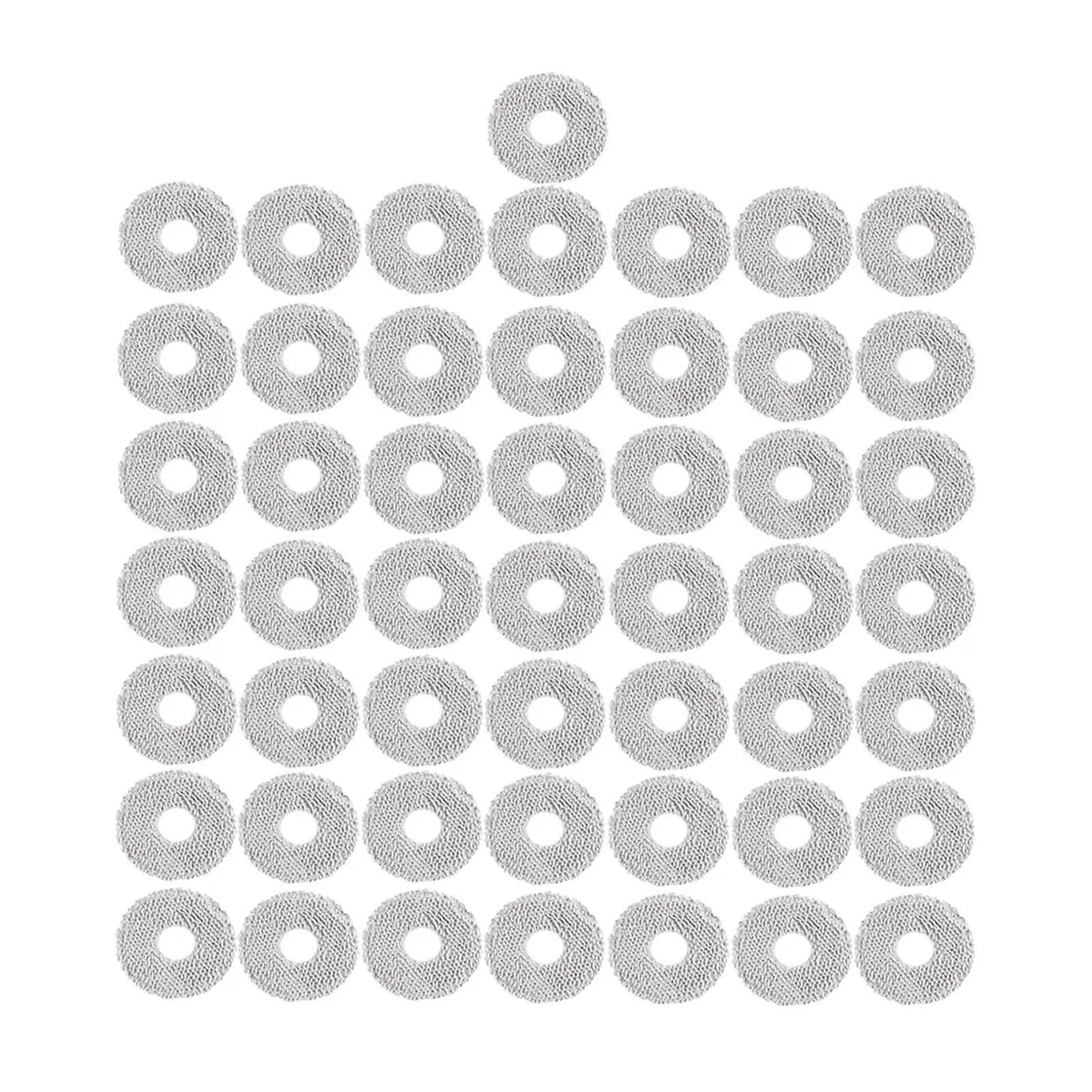 GVXSRAZXV Mop Cloths ，Compatible For DJI， ROMO A ROMO P ROMO S Robot Vacuum Cleaner Accessories Mops Pad Replacement Cleaning Washable Mop Parts(50pcs)