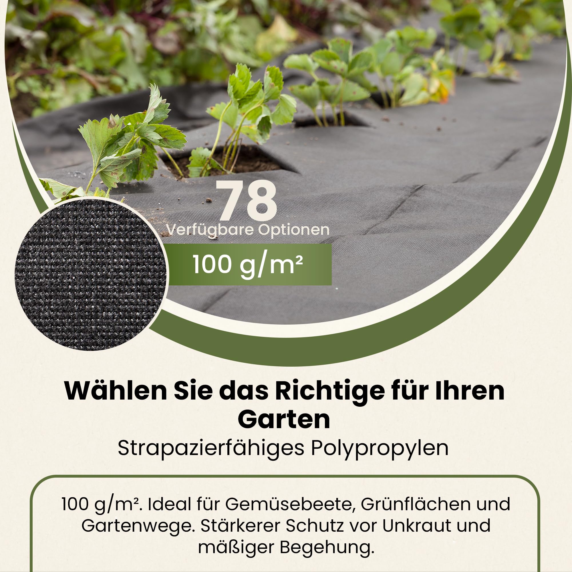 GARDENIX Unkrautvlies 160m² (1.6m x 100m) - Wasserdurchlässig 100g/m² - Schwarz UV-beständig Folie Vlies Hochbeet, Unkrautschutzfolie, Gartenflies, Beetfolie Pflanzfolie