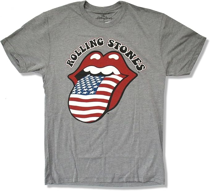 american flag rolling stones shirt