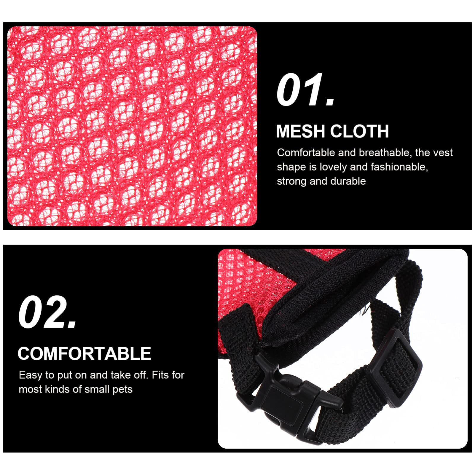 12 Pz gilet da coniglio accessori per furetti imbracatura di ghinea canotta criceto guinzaglio di coniglio guinzaglio per conigli cintura capi di abbigliamento corda di