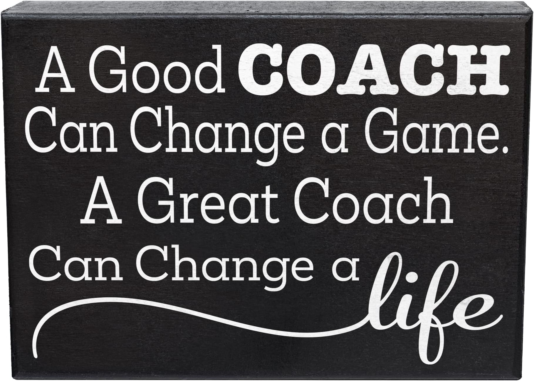 Coach Gift Sign Decor Plaque
